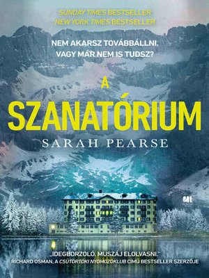 cover image of A szanatórium